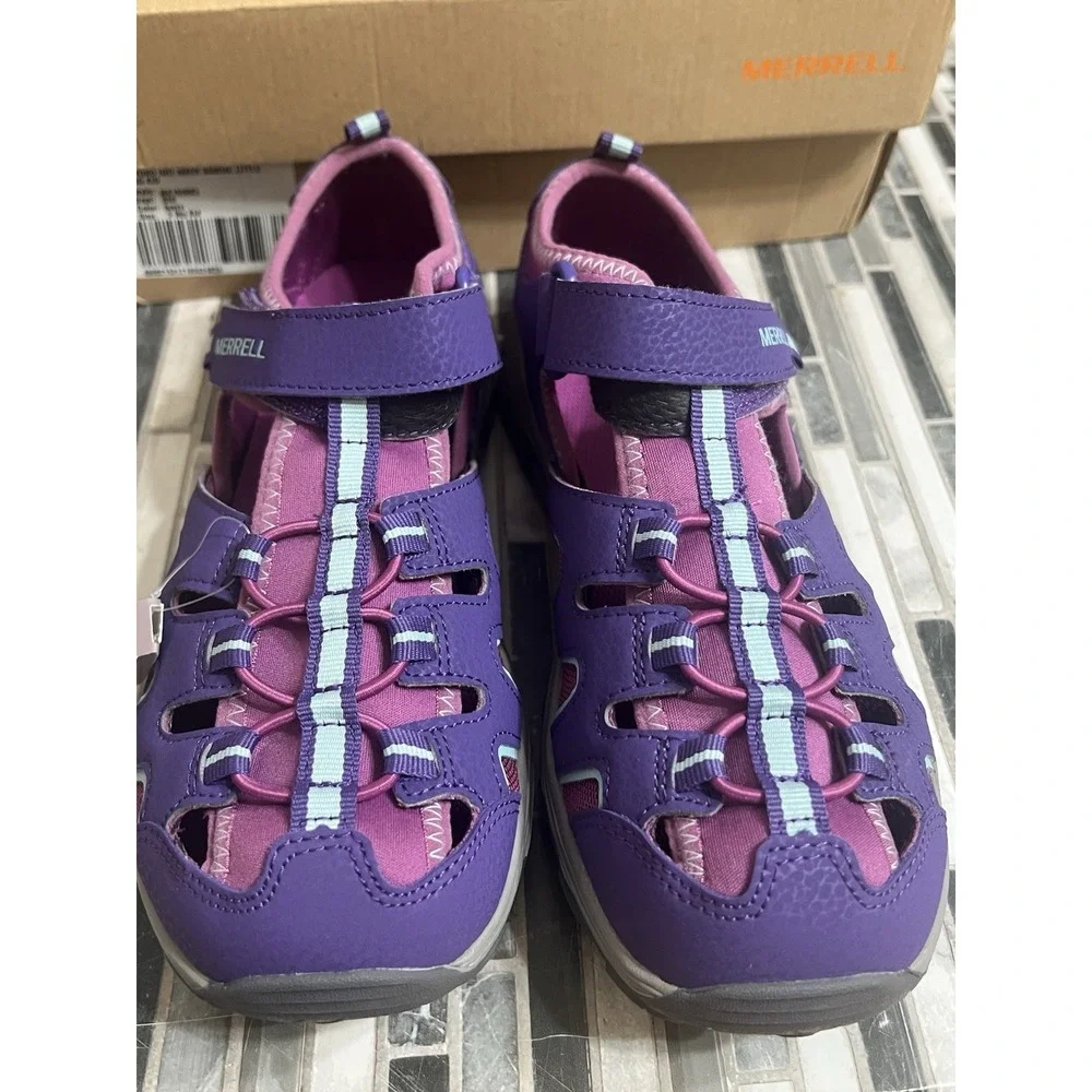 Merrell Hydro H2O Hiker Sandal Kids Shoes Purple Size 6